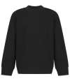 SM530 SF Clothing Kids Sustainable Fashion Curved Hem Sweatshirt Black colour image